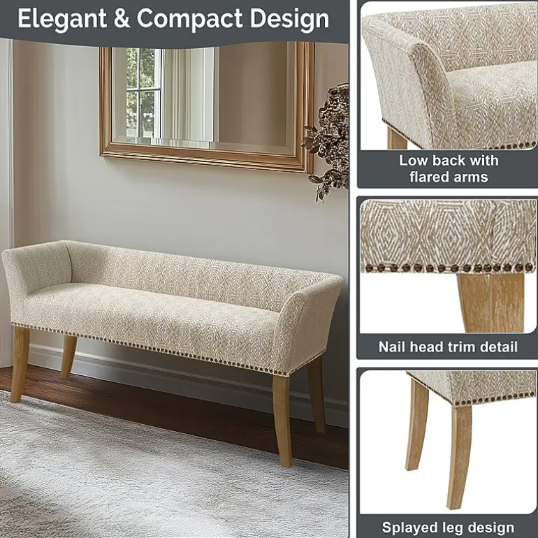 Madison Park Antonio Upholstered Bench