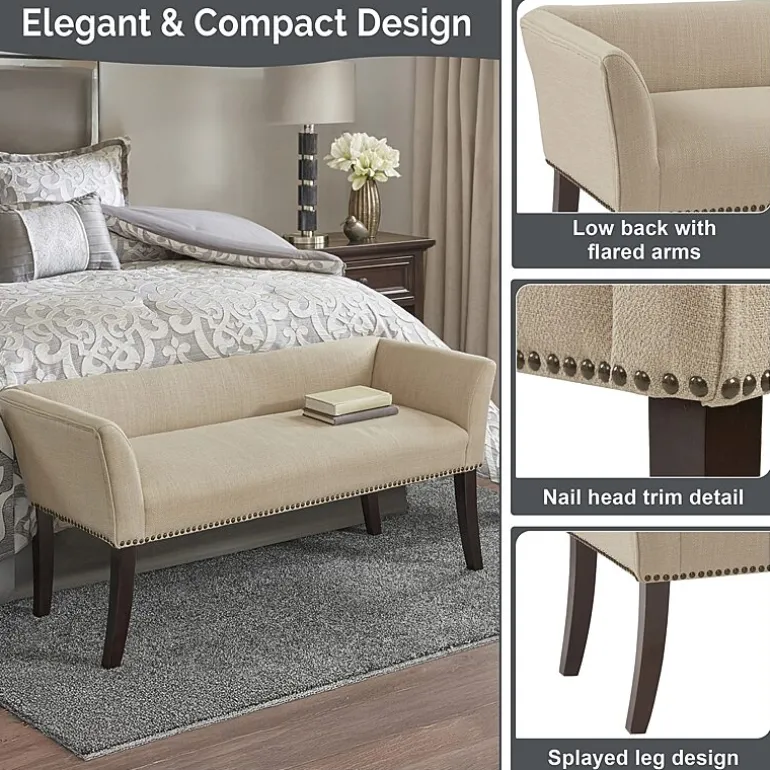Madison Park Antonio Upholstered Bench
