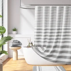 Madison Park Ariana Ombre Waffle Shower Curtain