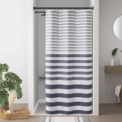 Madison Park Ariana Ombre Waffle Shower Curtain