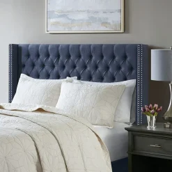 Madison Park Baldwin Queen Upholstered Tufted Headboard