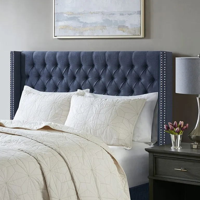 Madison Park Baldwin Queen Upholstered Tufted Headboard