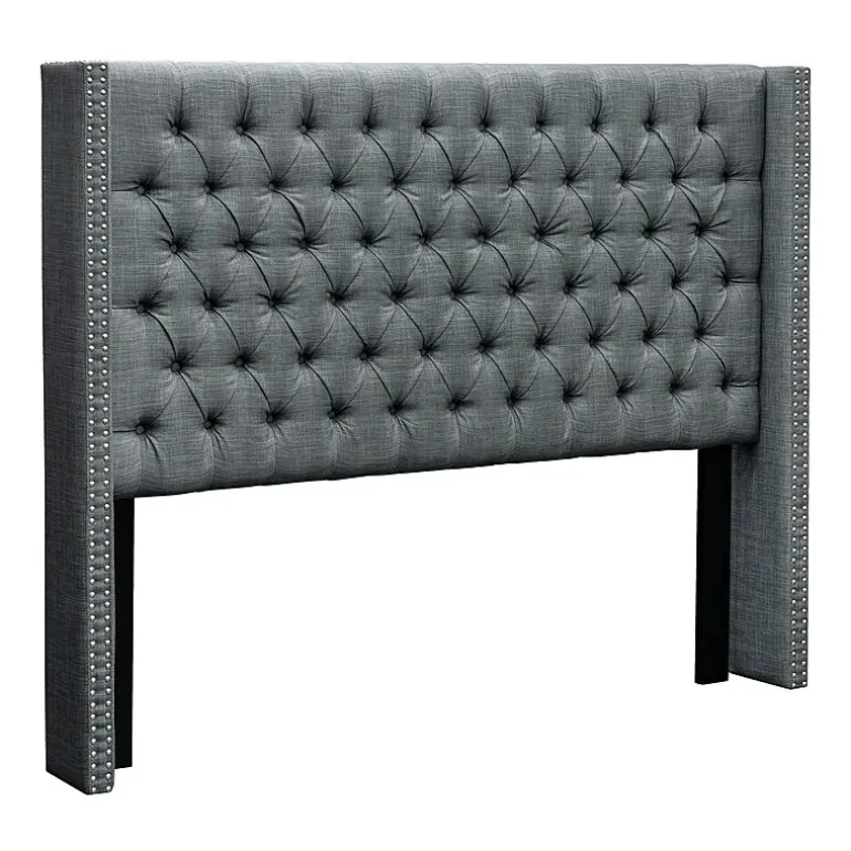 Madison Park Baldwin Queen Upholstered Tufted Headboard