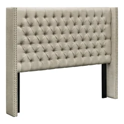 Madison Park Baldwin Queen Upholstered Tufted Headboard