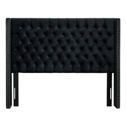 Madison Park Baldwin Queen Upholstered Tufted Headboard