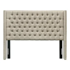 Madison Park Baldwin Queen Upholstered Tufted Headboard