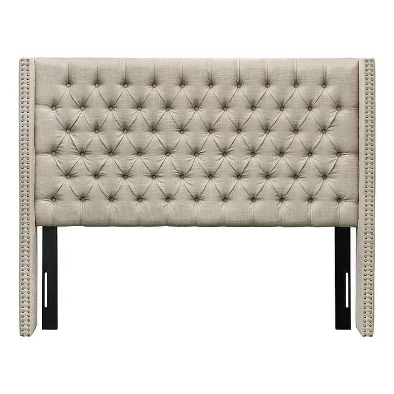 Madison Park Baldwin Queen Upholstered Tufted Headboard