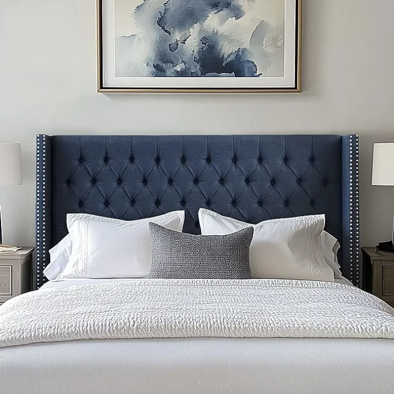 Madison Park Baldwin Queen Upholstered Tufted Headboard
