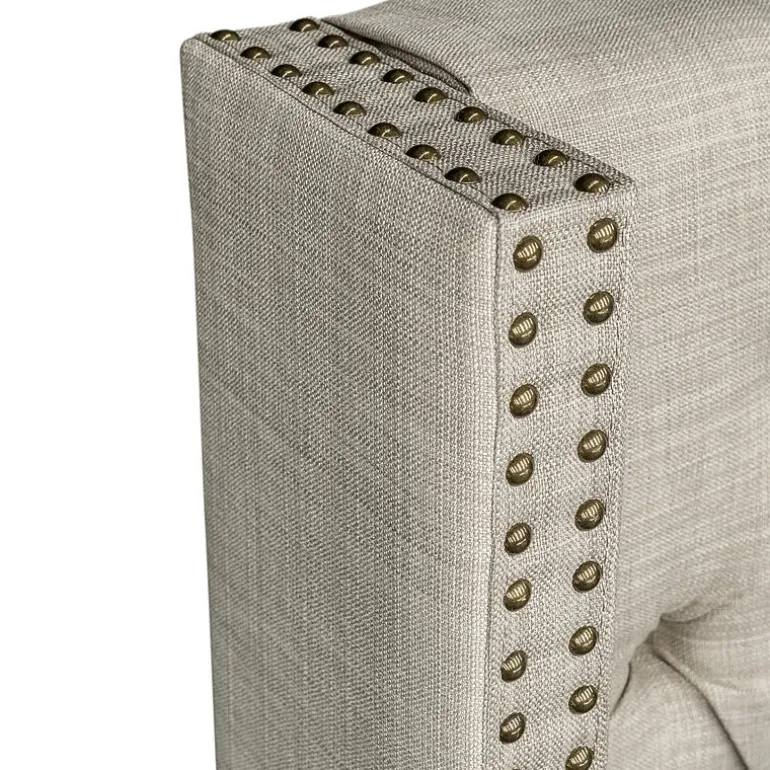 Madison Park Baldwin Queen Upholstered Tufted Headboard