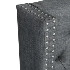 Madison Park Baldwin Queen Upholstered Tufted Headboard