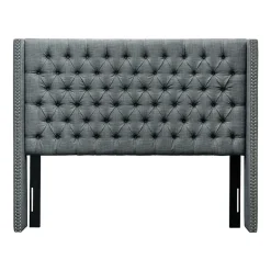 Madison Park Baldwin Queen Upholstered Tufted Headboard