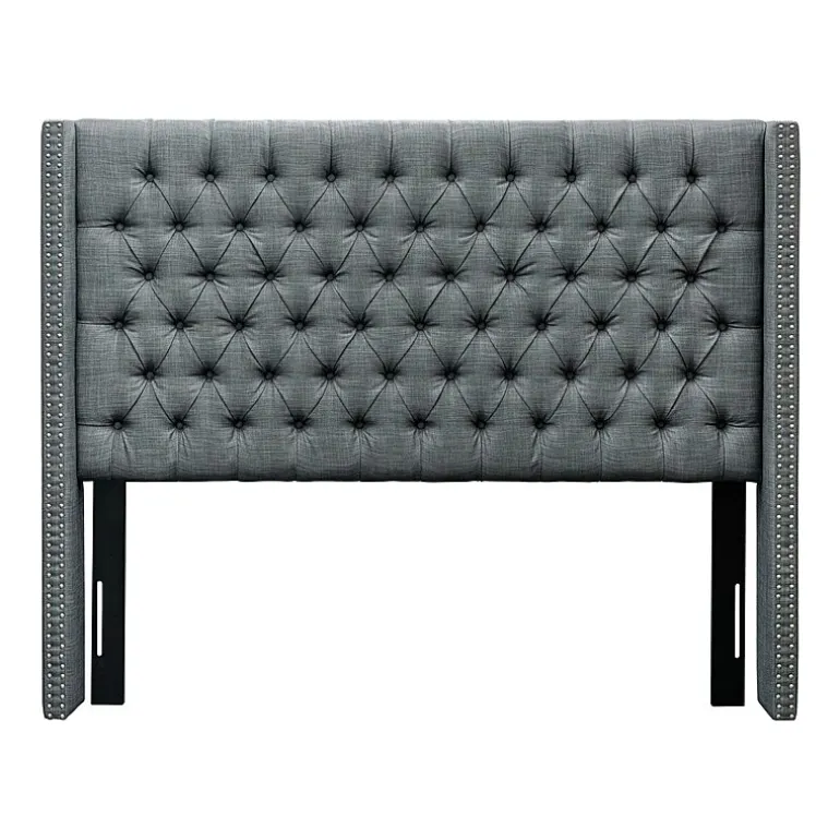 Madison Park Baldwin Queen Upholstered Tufted Headboard