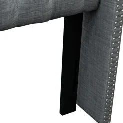 Madison Park Baldwin Queen Upholstered Tufted Headboard