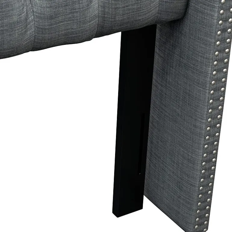 Madison Park Baldwin Queen Upholstered Tufted Headboard