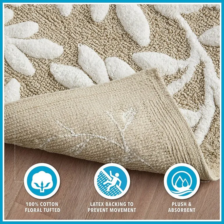 Madison Park Belle Cotton Tufted Bath Rug