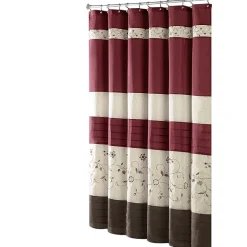 Madison Park Belle Embroidered Shower Curtain