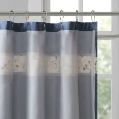 Madison Park Belle Embroidered Shower Curtain