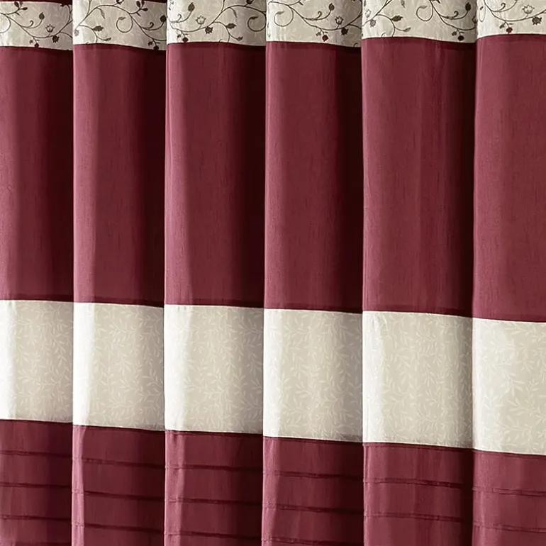 Madison Park Belle Embroidered Shower Curtain