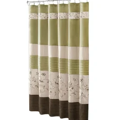Madison Park Belle Embroidered Shower Curtain