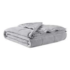 Madison Park Campbell Reversible Plush To Microfiber Temperature Regulating Down Alternative Blanket