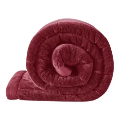 Madison Park Campbell Reversible Plush To Microfiber Temperature Regulating Down Alternative Blanket