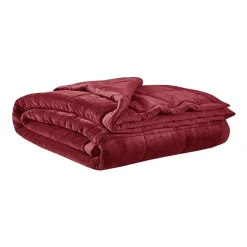 Madison Park Campbell Reversible Plush To Microfiber Temperature Regulating Down Alternative Blanket