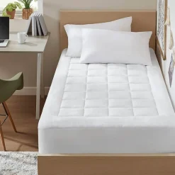 Madison Park Cloud Soft Plush Waterproof Quilted Mattress Pad