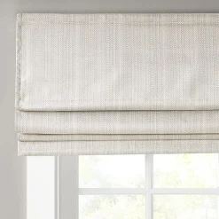 Madison Park Colm Energy Saving Cordless Room Darkening Roman Shade