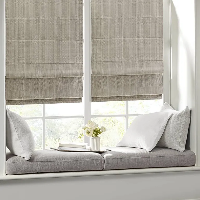 Madison Park Colm Energy Saving Cordless Room Darkening Roman Shade