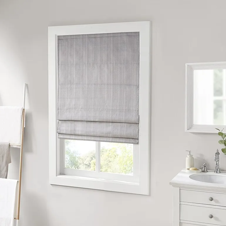 Madison Park Colm Energy Saving Cordless Room Darkening Roman Shade