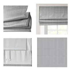 Madison Park Colm Energy Saving Cordless Room Darkening Roman Shade