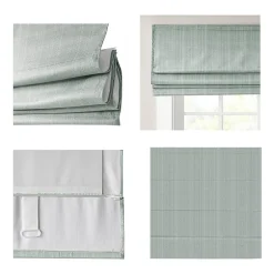 Madison Park Colm Energy Saving Cordless Room Darkening Roman Shade