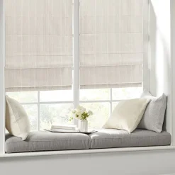 Madison Park Colm Energy Saving Cordless Room Darkening Roman Shade