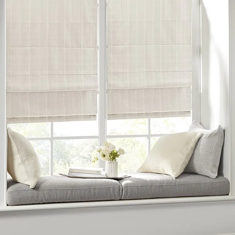 Madison Park Colm Energy Saving Cordless Room Darkening Roman Shade