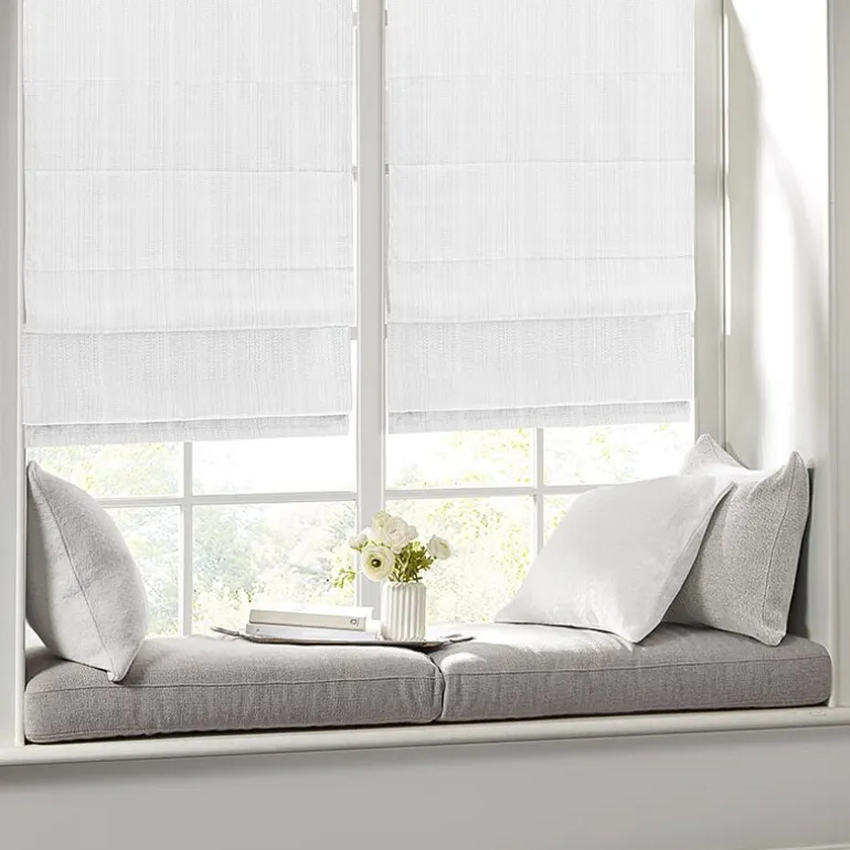 Madison Park Colm Energy Saving Cordless Room Darkening Roman Shade