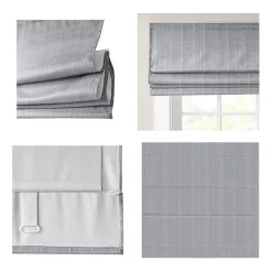 Madison Park Colm Energy Saving Cordless Room Darkening Roman Shade
