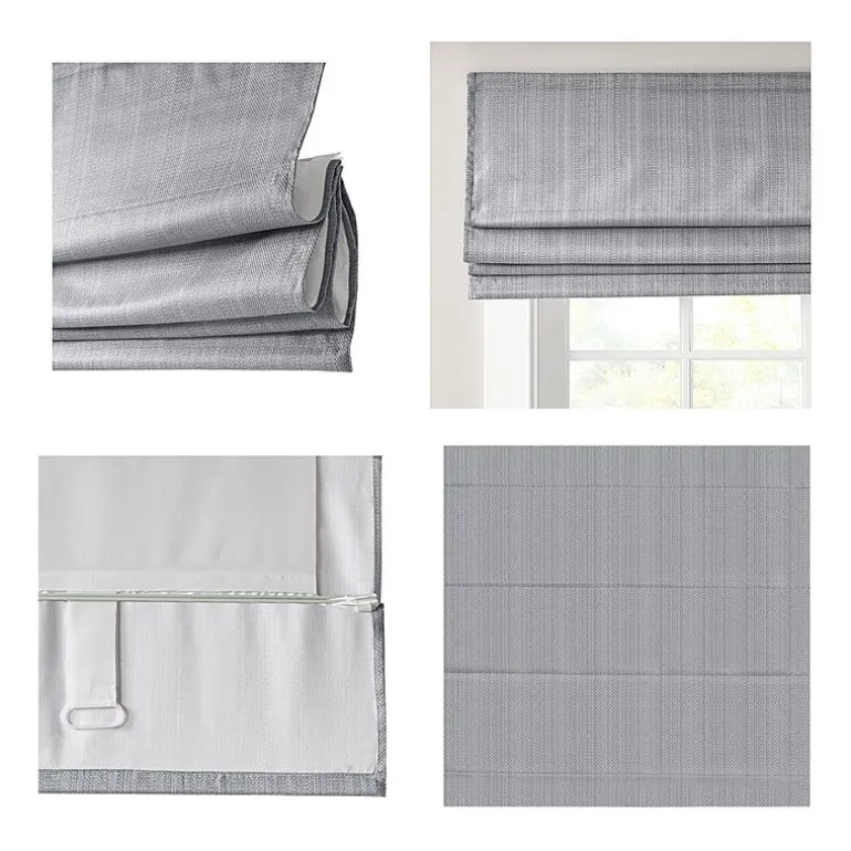 Madison Park Colm Energy Saving Cordless Room Darkening Roman Shade