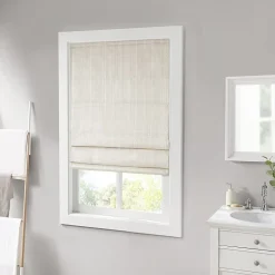 Madison Park Colm Energy Saving Cordless Room Darkening Roman Shade