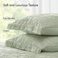 Madison Park Esme Floral Tufting Chenille 3-pc. Easy Care Bedspread Set