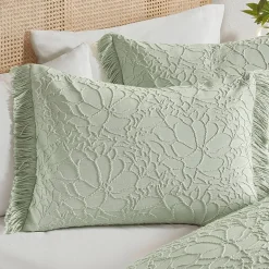 Madison Park Esme Floral Tufting Chenille 3-pc. Easy Care Bedspread Set