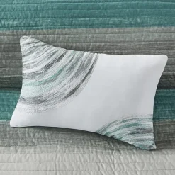 Madison Park Essentials Barret Quilt Set with Cotton Bed Sheets