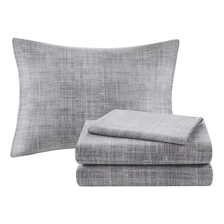 Madison Park Essentials Barret Quilt Set with Cotton Bed Sheets