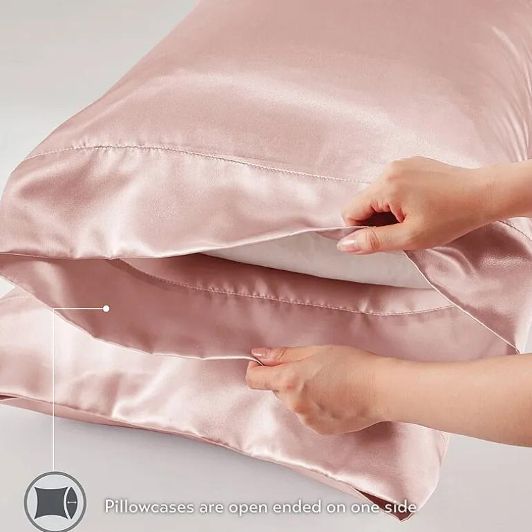 Madison Park Essentials Satin Wrinkle Resistant Pillowcase