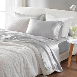 Madison Park Essentials Satin Wrinkle Resistant Pillowcase