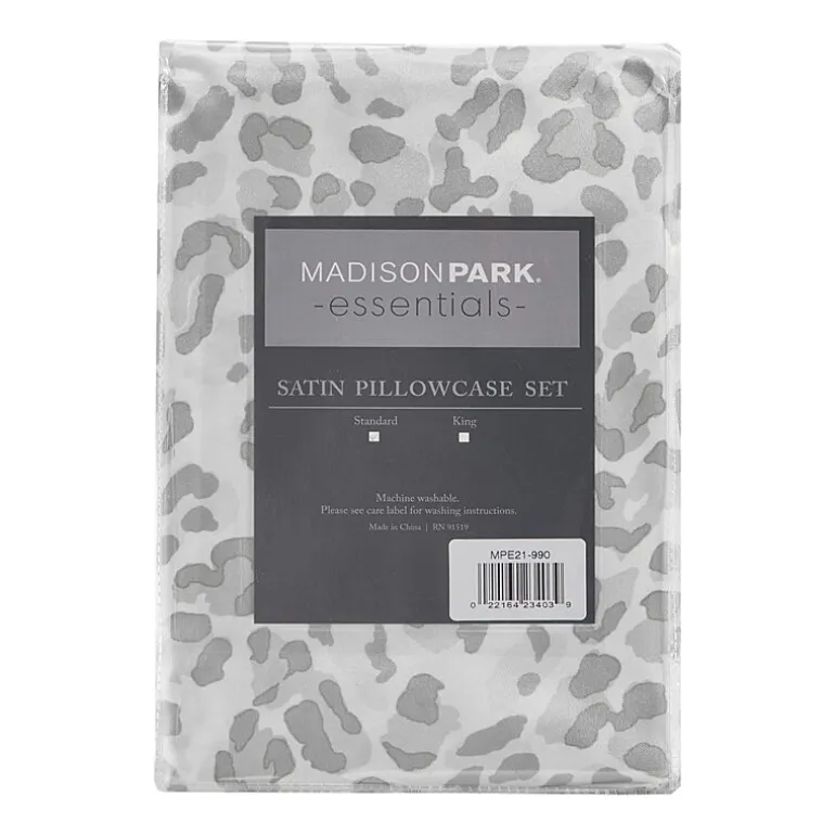 Madison Park Essentials Satin Wrinkle Resistant Pillowcase