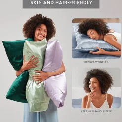 Madison Park Essentials Satin Wrinkle Resistant Pillowcase