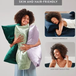 Madison Park Essentials Satin Wrinkle Resistant Pillowcase