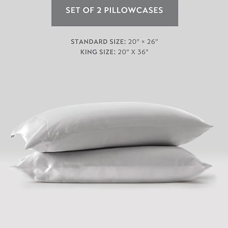 Madison Park Essentials Satin Wrinkle Resistant Pillowcase