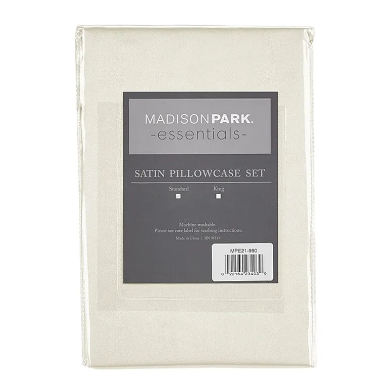 Madison Park Essentials Satin Wrinkle Resistant Pillowcase