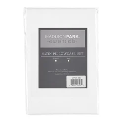 Madison Park Essentials Satin Wrinkle Resistant Pillowcase